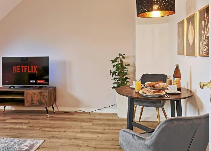 Near Messe! - Stay&dream - 50qm - - Kitchen - Netflix