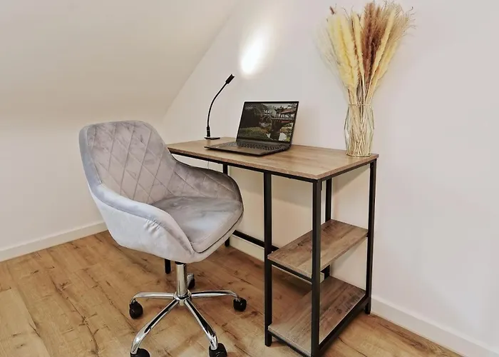 Near Messe! - Stay&dream - 50qm - - Kitchen - Netflix Apartment Krefeld